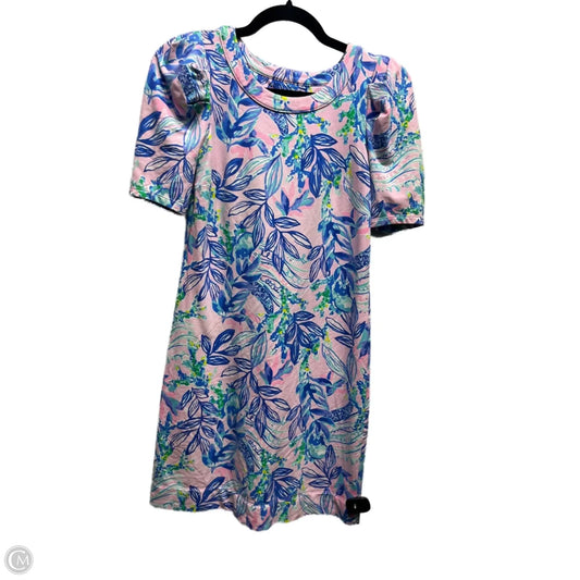 Dress Designer By Lilly Pulitzer In Blue & Pink, Size: Xxs