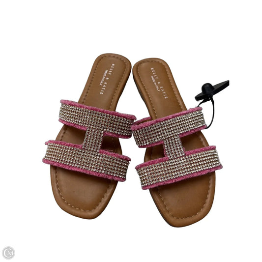 Sandals Flats By Kelly And Katie In Pink, Size: 8