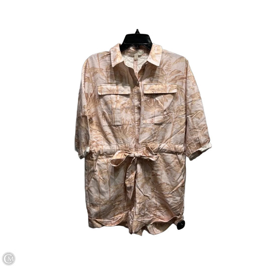 Romper By Ted Baker In Pink & Tan, Size: S