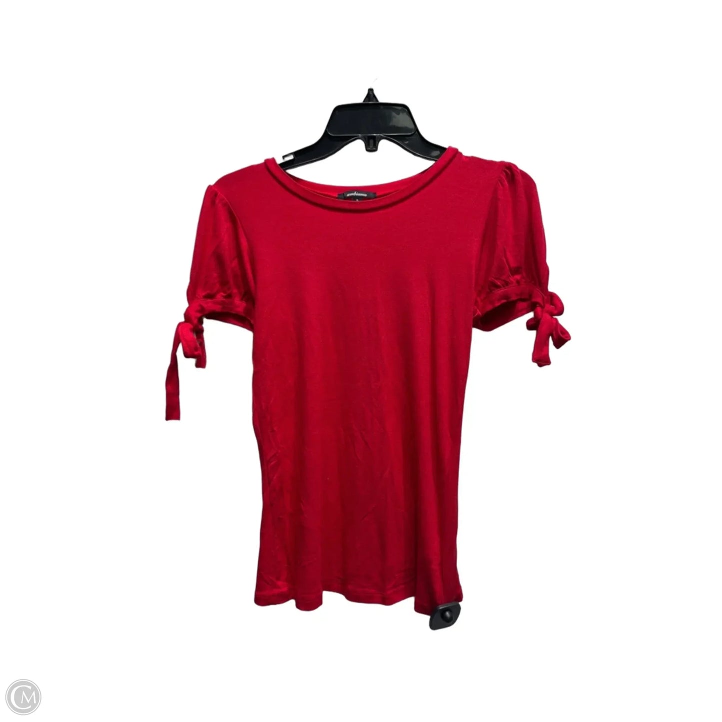 Top Short Sleeve By Ambiance Apparel In Red, Size: S