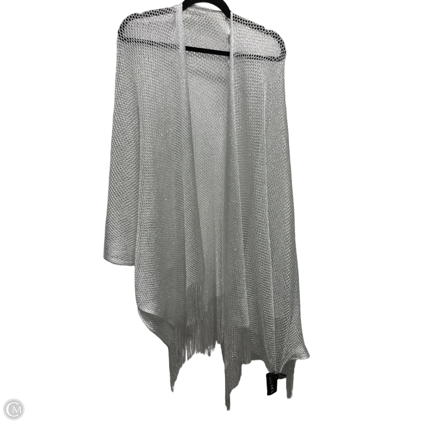 Kimono By Clothes Mentor In Silver, Size: Osfm