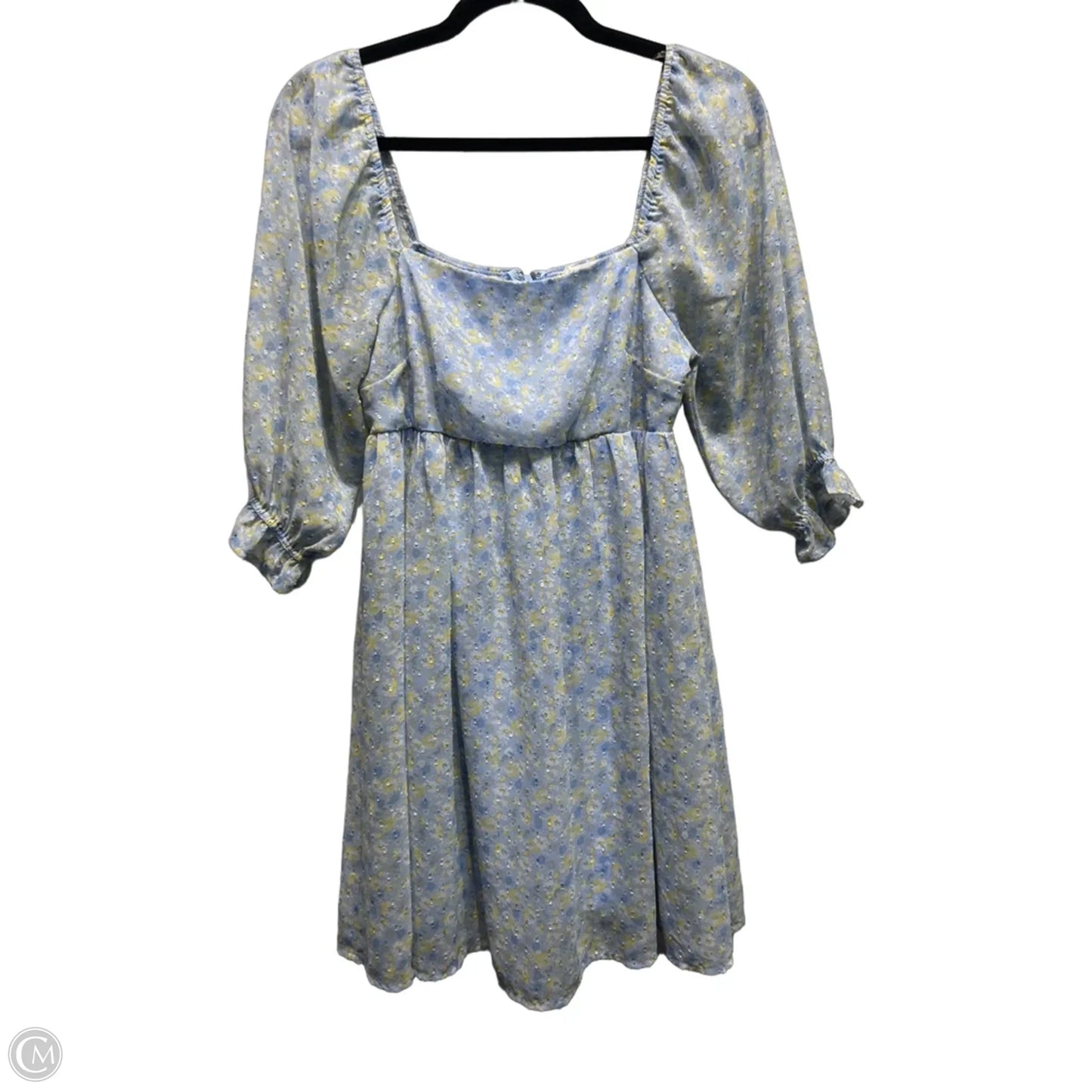 Dress Casual Short By Altard State In Blue & Yellow, Size: S