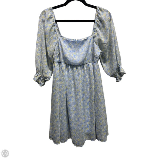 Dress Casual Short By Altard State In Blue & Yellow, Size: S