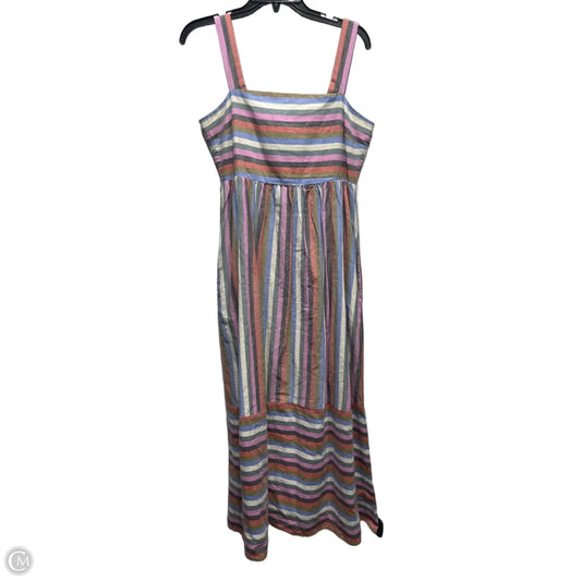 Dress Casual Maxi By Evereve In Blue & Pink, Size: S
