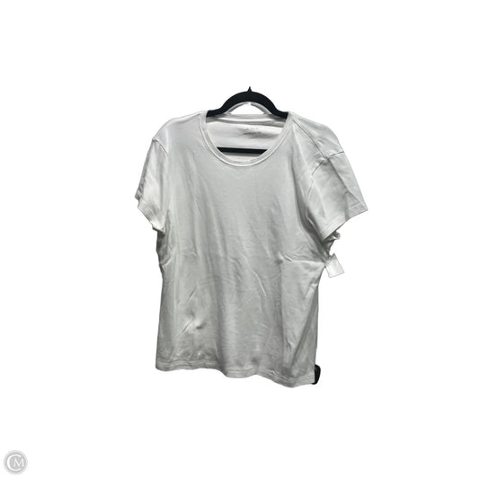 Top Short Sleeve Basic By J. Crew In White, Size: L