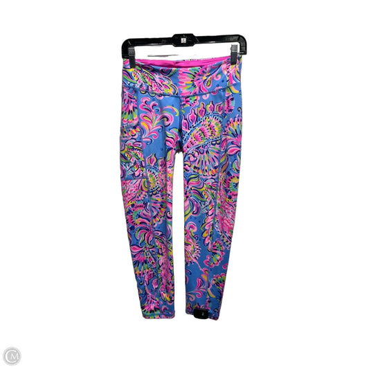 Pants Designer By Lilly Pulitzer In Blue & Pink, Size: S