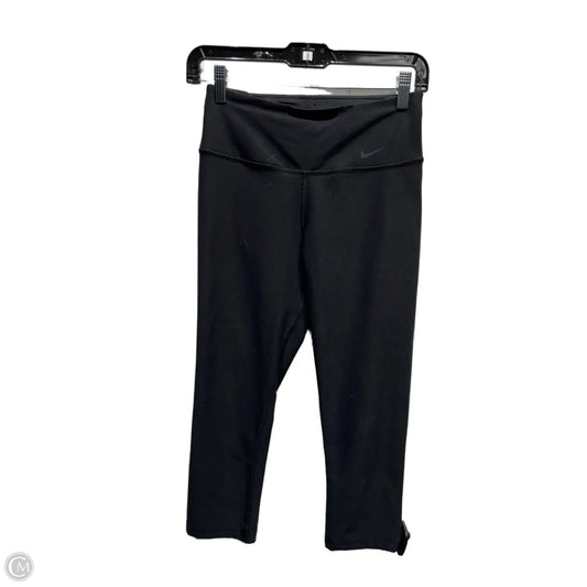 Athletic Capris By Nike Apparel In Black, Size: Xs