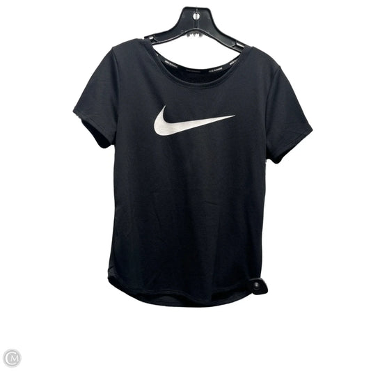 Athletic Top Short Sleeve By Nike Apparel In Black, Size: Xs