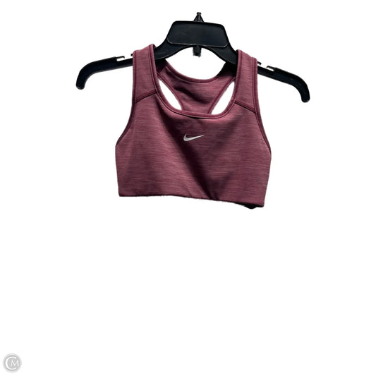 Athletic Bra By Nike Apparel In Red, Size: Xs