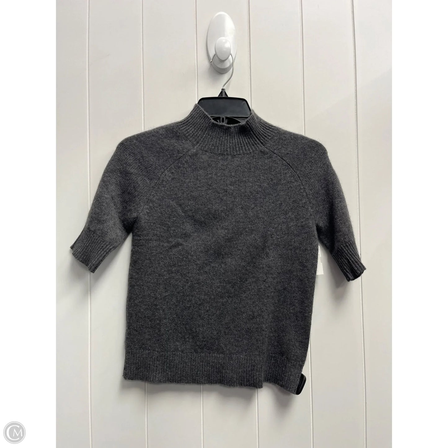 Sweater Cashmere By Saks Fifth Avenue In Grey, Size: Xs