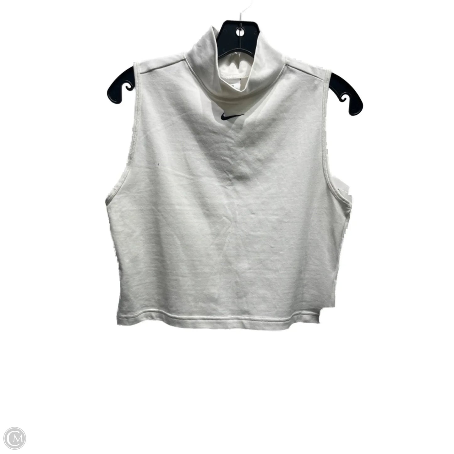 Athletic Tank Top By Nike Apparel In White, Size: M