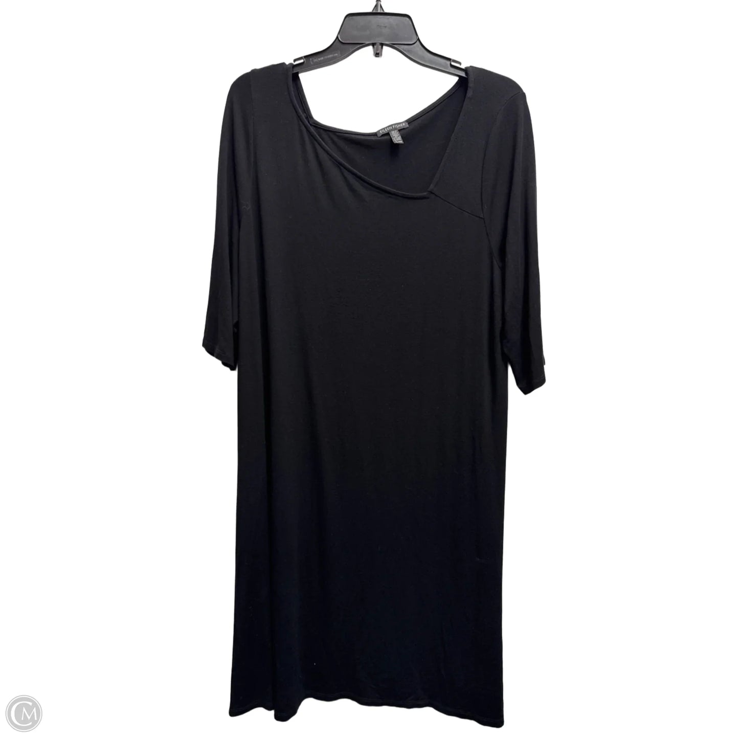 Dress Casual Short By Eileen Fisher In Black, Size: Xl