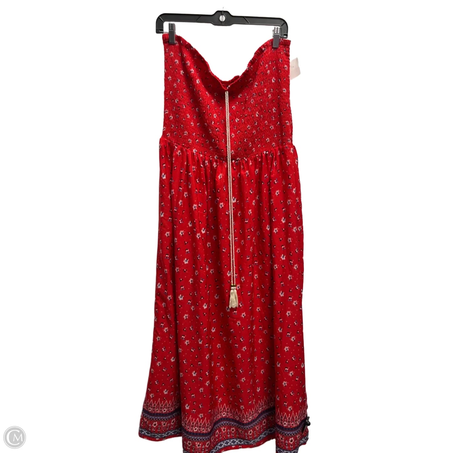 Dress Casual Maxi By Clothes Mentor In Red, Size: 2x