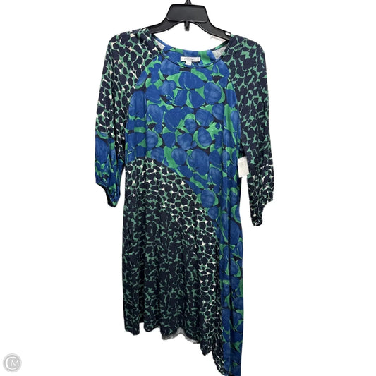 Dress Casual Short By Chicos In Blue & Green, Size: S