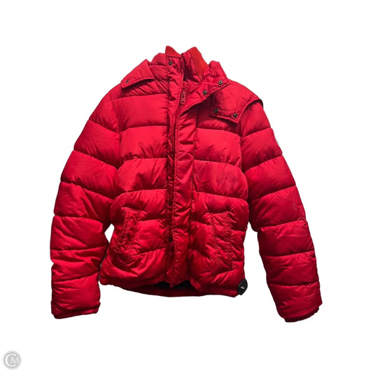 Coat Puffer & Quilted By Abercrombie And Fitch In Red, Size: Xl