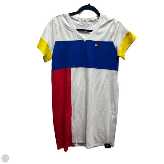 Dress Casual Short By Tommy Hilfiger In Blue & Yellow, Size: Xs