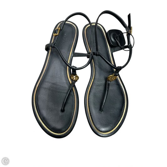Sandals Designer By Tory Burch In Black, Size: 6.5