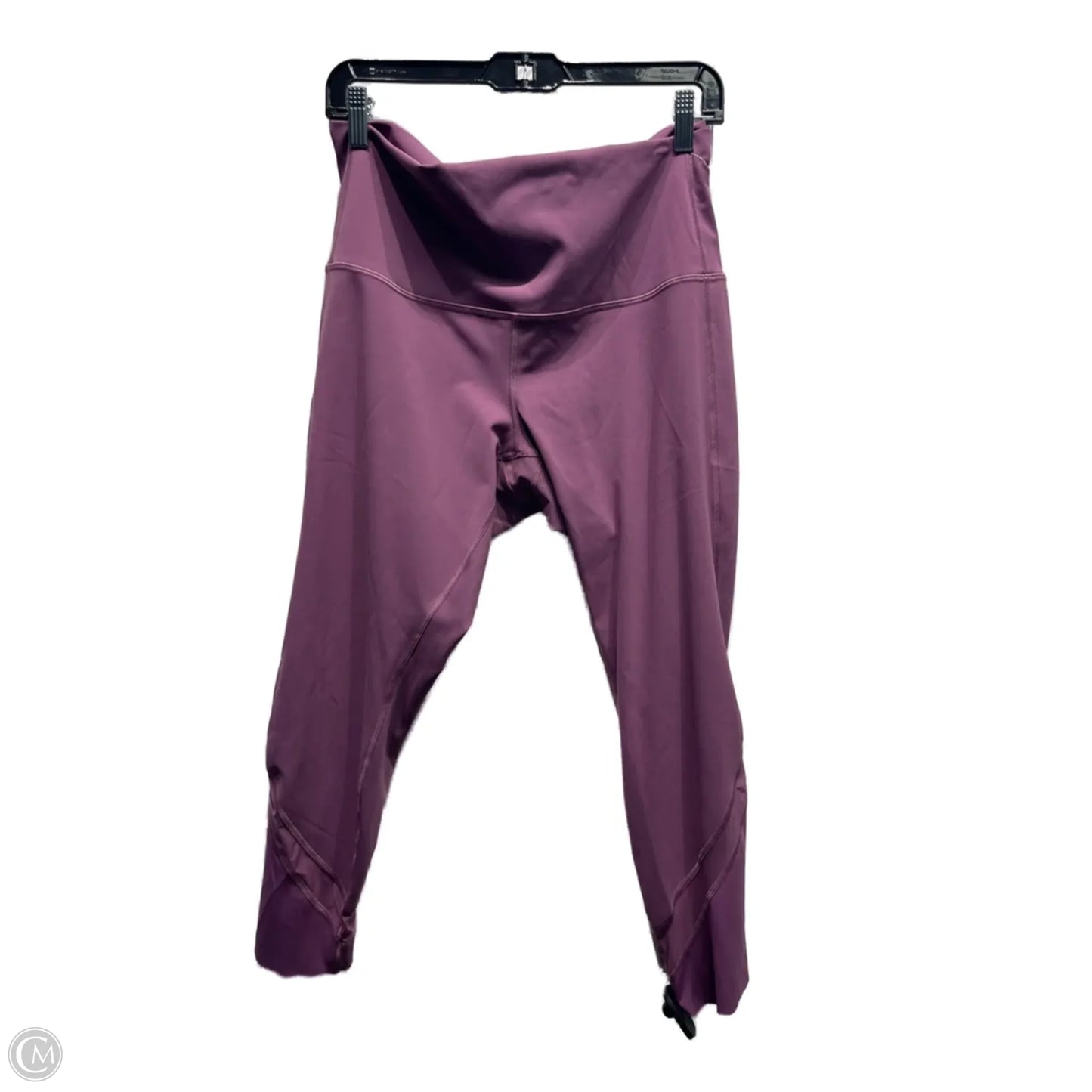 Athletic Capris By Lululemon In Purple, Size: 14