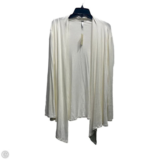 Cardigan By simlu In Cream, Size: 3x
