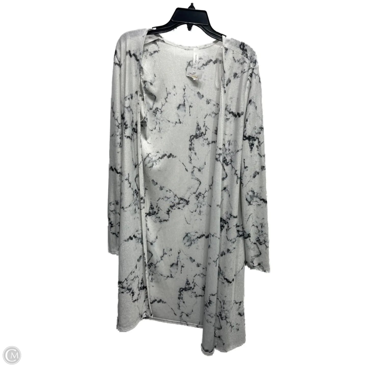 Sweater Cardigan By Honeyme In Grey, Size: L