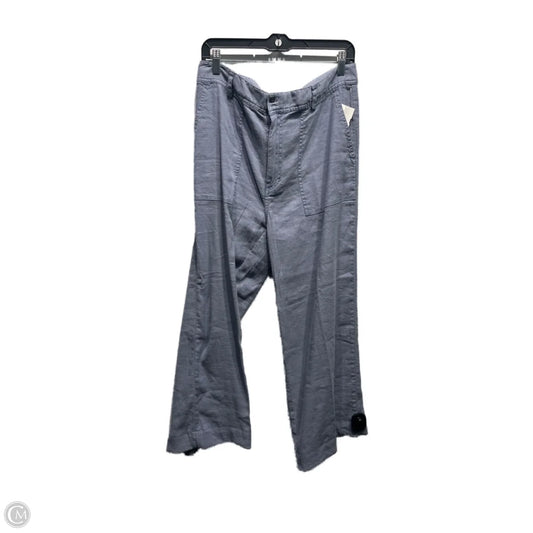 Pants Linen By Sundance In Blue, Size: 12p