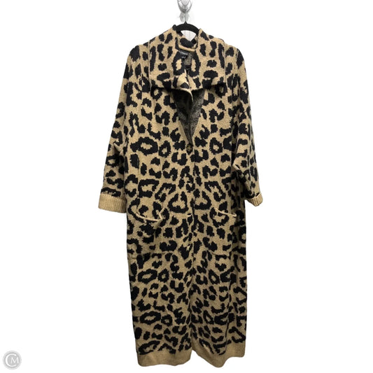 Sweater Cardigan By Torrid In Animal Print, Size: 5