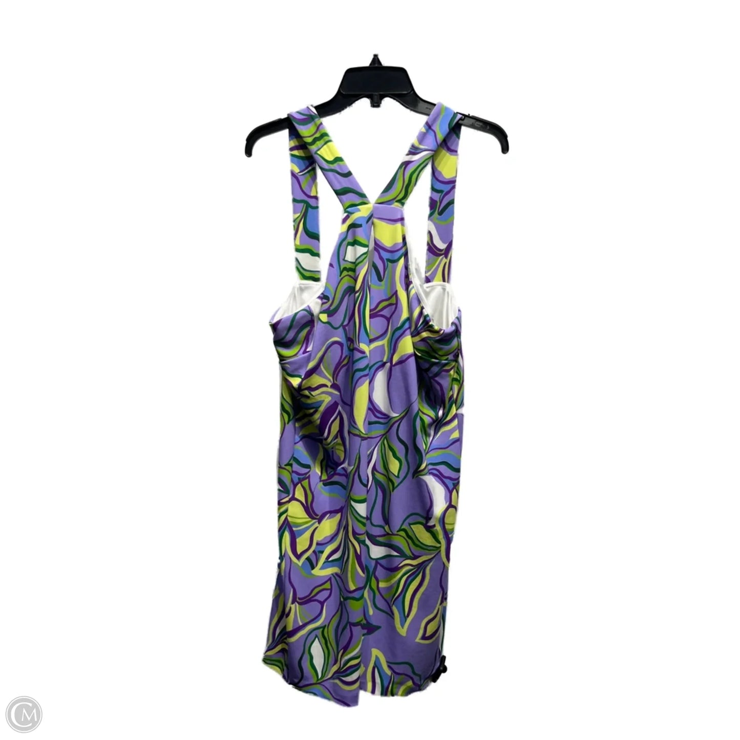 Dress Party Short By Boston Proper In Green & Purple, Size: Xl