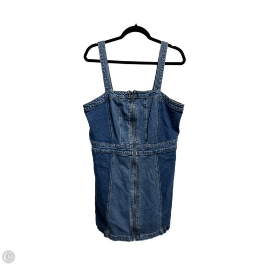 Dress Casual Short By Wild Fable In Blue Denim, Size: Xxl
