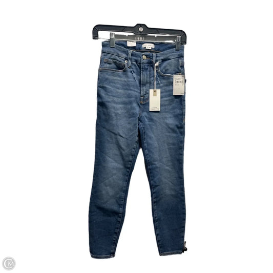 Jeans Skinny By Good American In Blue Denim, Size: 2