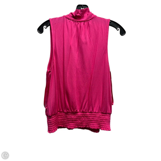 Top Sleeveless By Anthropologie In Pink, Size: S