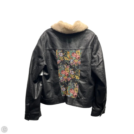 Jacket Other By Chicos In Black, Size: L