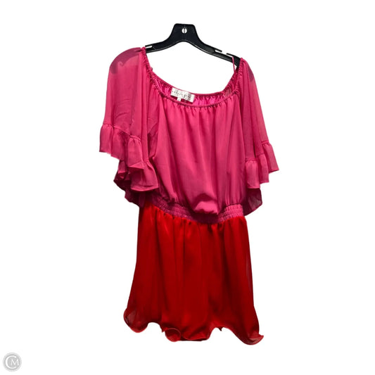Dress Party Short By Endless Rose In Pink & Red, Size: S