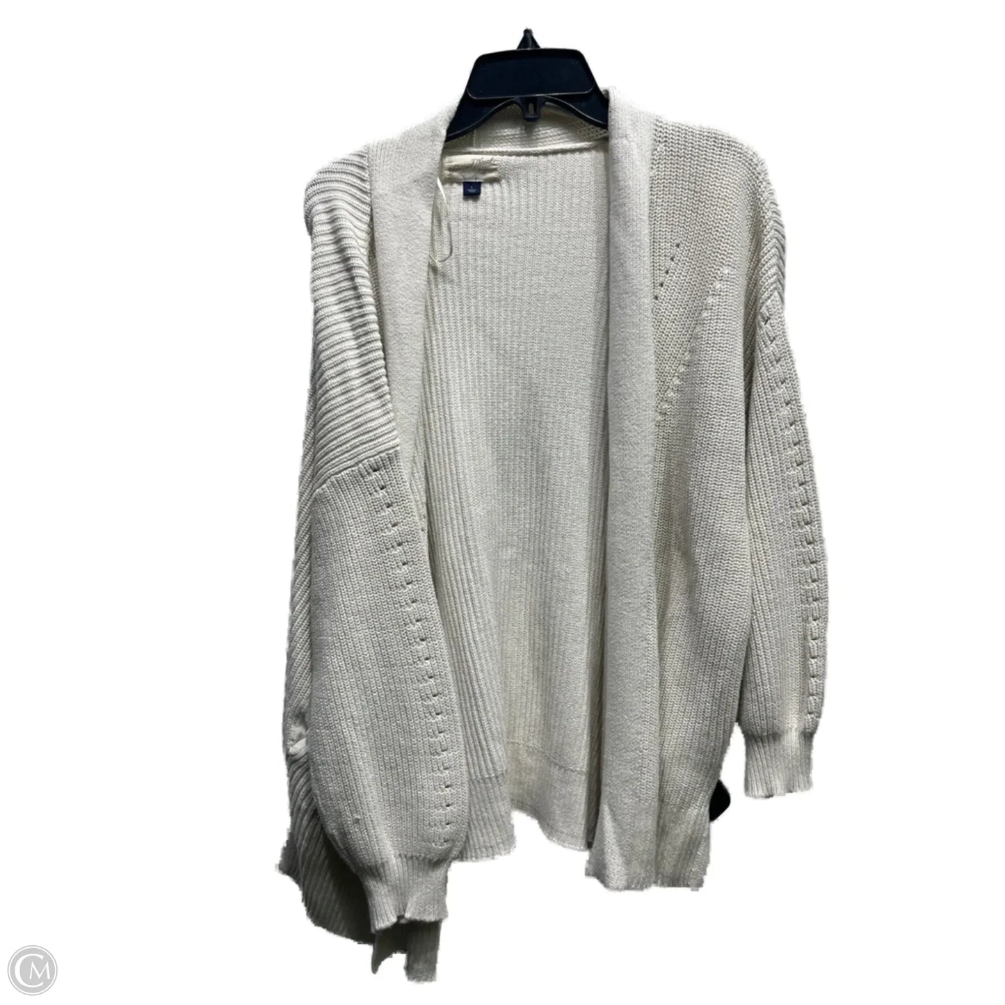 Sweater Cardigan By Universal Thread In Tan, Size: L