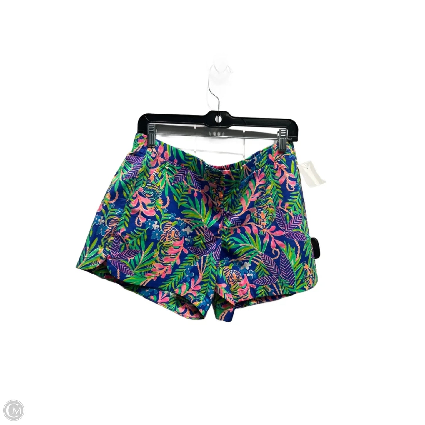 Shorts Designer By Lilly Pulitzer In Blue & Green, Size: M