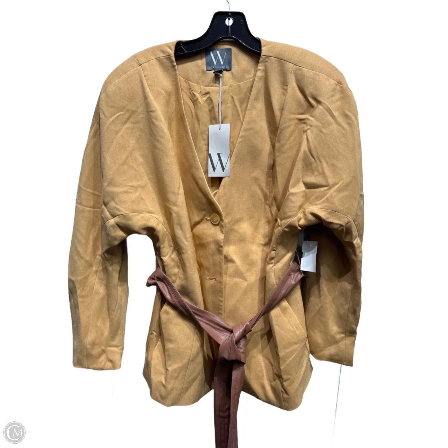 Blazer By Worthington In Yellow, Size: L