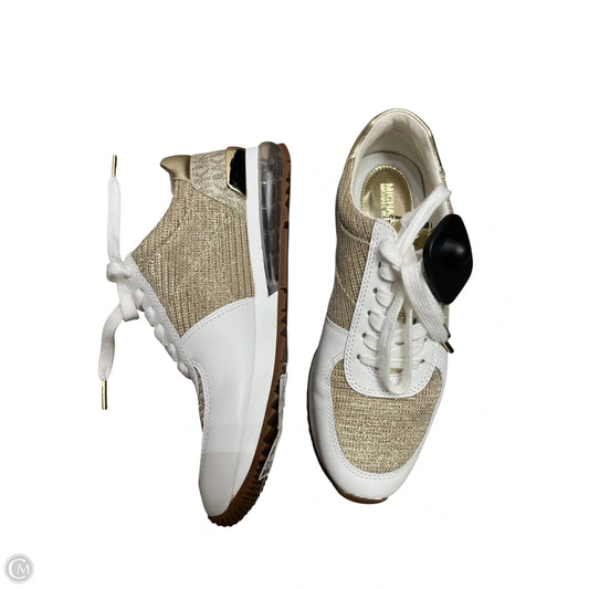Shoes Designer By Michael Kors In Gold, Size: 6.5
