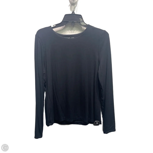 Top Long Sleeve Basic By Rachel Zoe In Black, Size: L