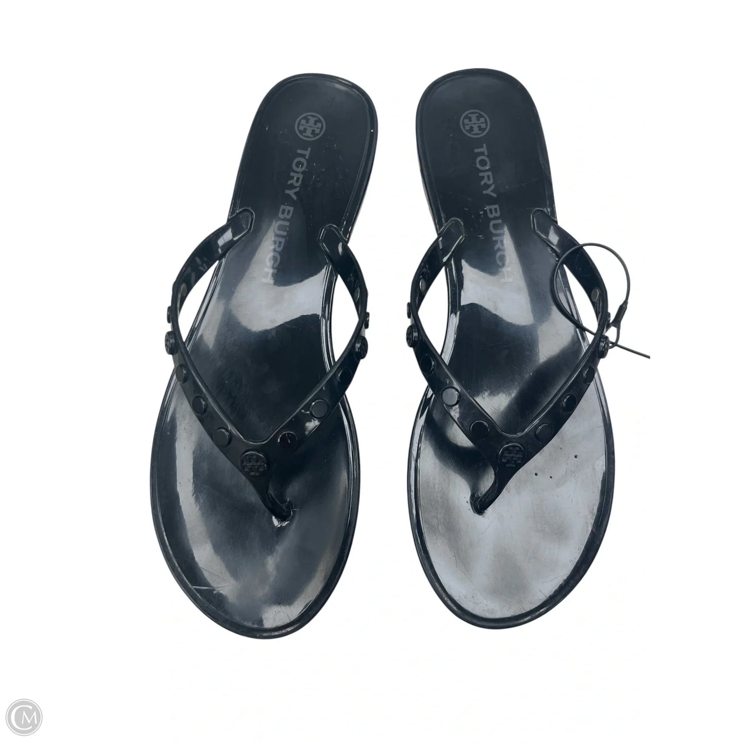 Sandals Designer By Tory Burch In Black, Size: 10