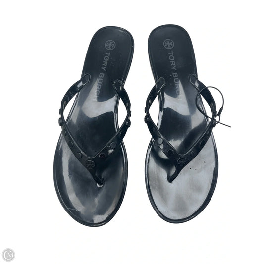 Sandals Designer By Tory Burch In Black, Size: 10