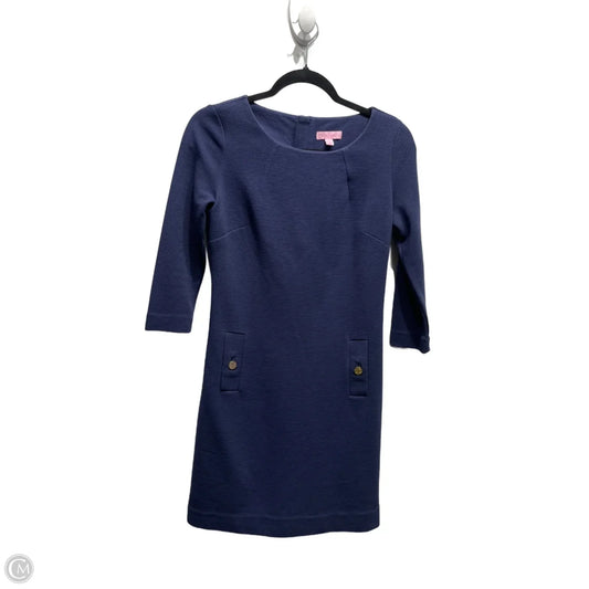 Dress Designer By Lilly Pulitzer In Navy, Size: Xs