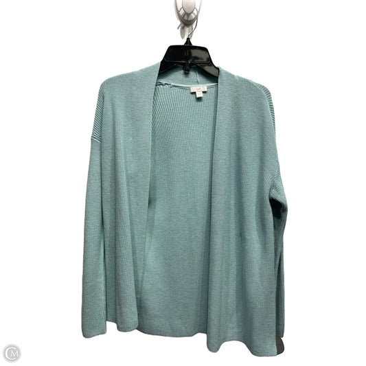 Sweater Cardigan By J. Jill In Blue, Size: S