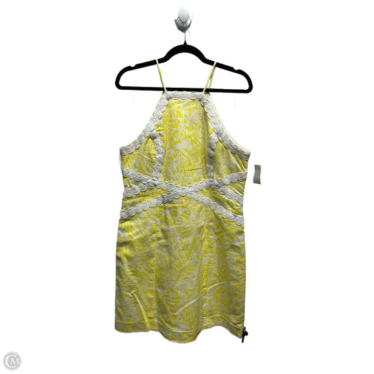 Dress Designer By Lilly Pulitzer In Yellow, Size: L