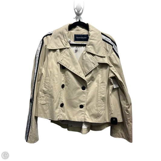 Jacket Other By Calvin Klein In Tan, Size: Xl