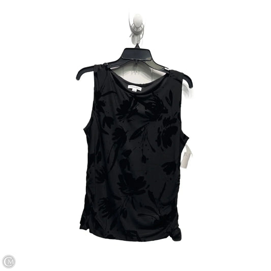Top Sleeveless By Calvin Klein In Black, Size: L