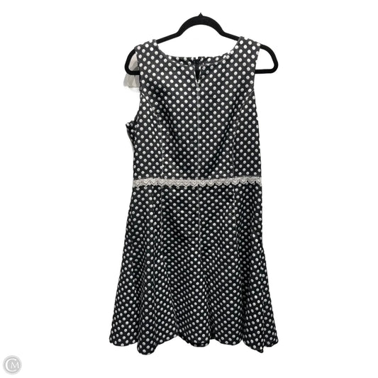 Dress Designer By Karl Lagerfeld In Blue & White, Size: L