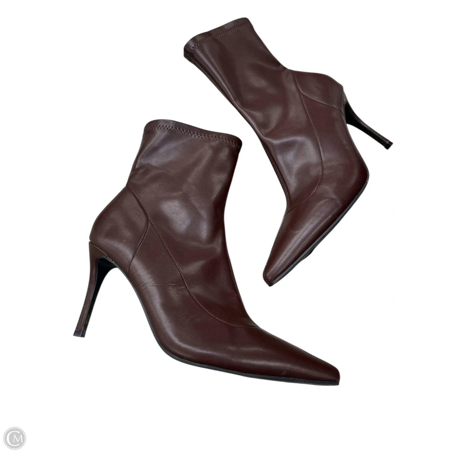 Boots Ankle Heels By Sonoma In Brown, Size: 9.5