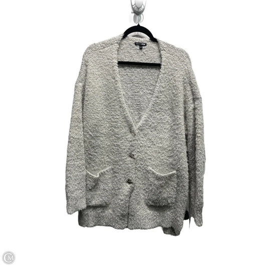 Sweater Cardigan By Fashion Nova In Grey, Size: 1x