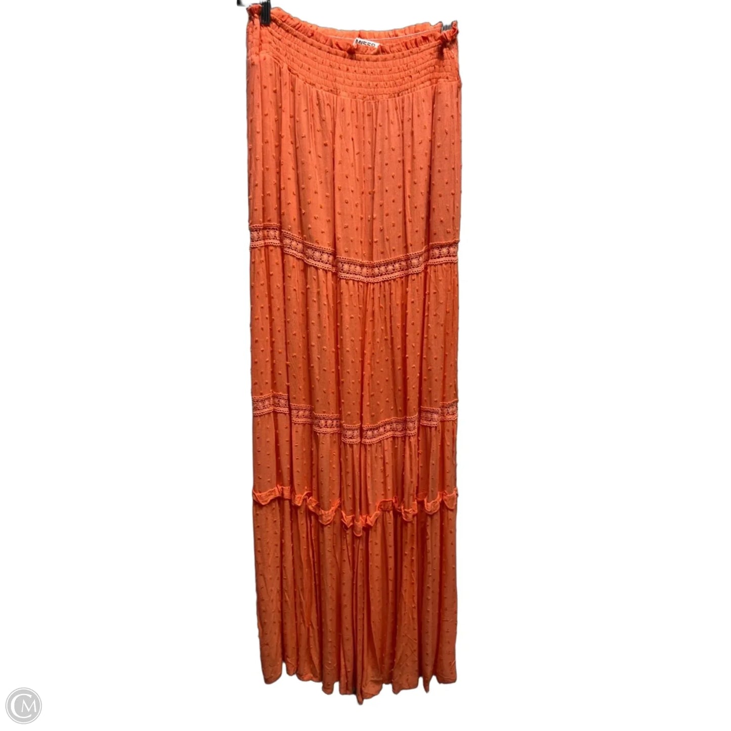 Skirt Maxi By MI558 In Orange, Size: M