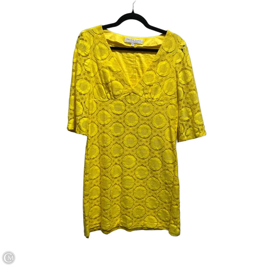 Dress Casual Short By Trina Turk In Yellow, Size: S