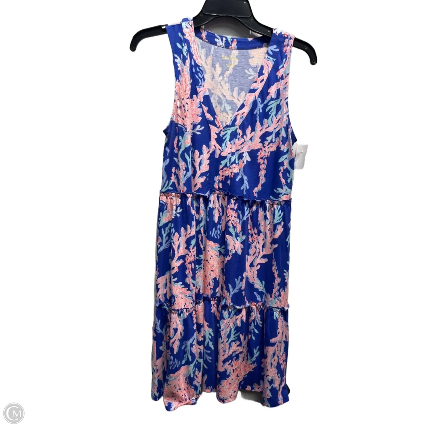 Dress Designer By Lilly Pulitzer In Blue & Orange, Size: Xs